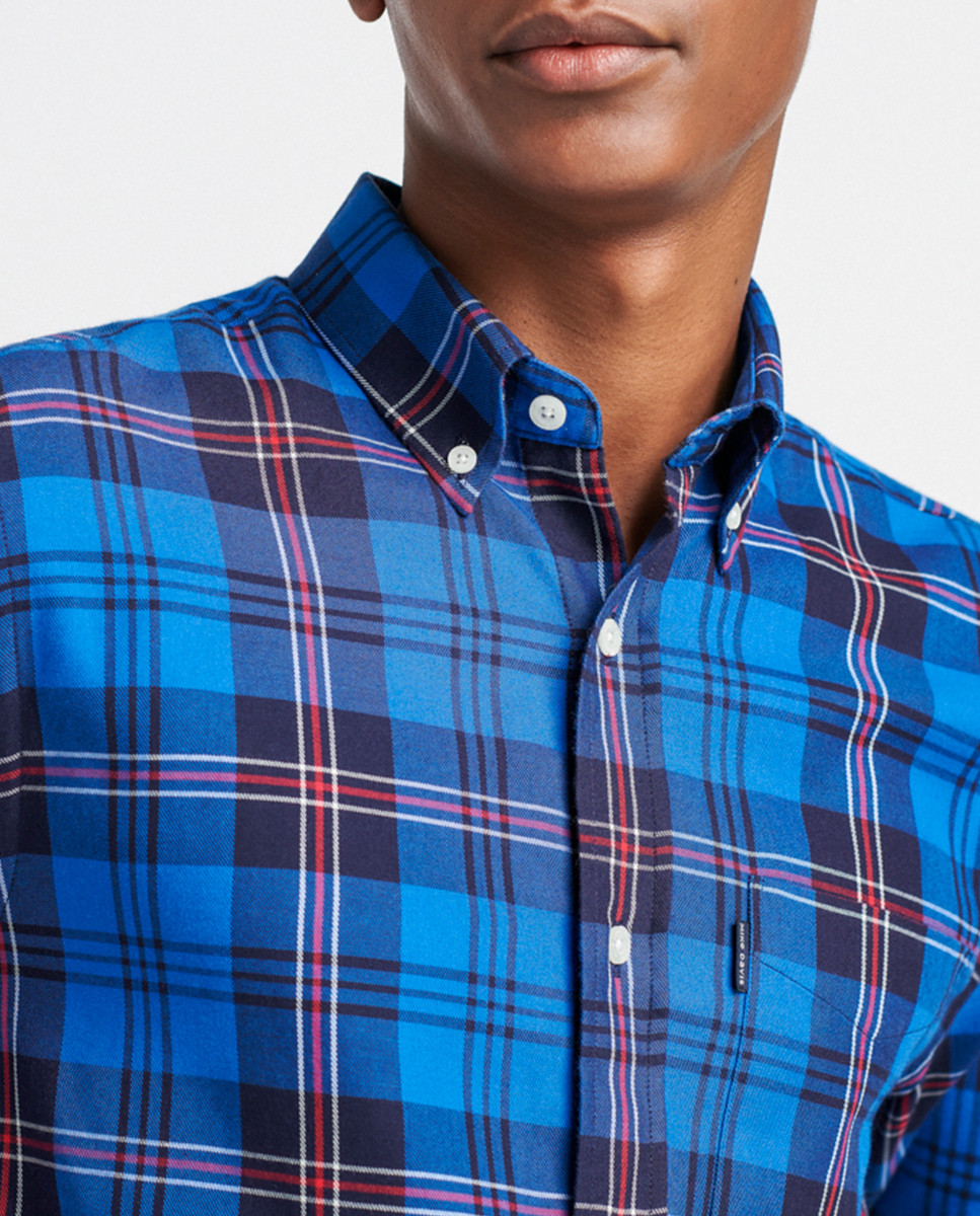 Checkered Regular Shirt with Pocket