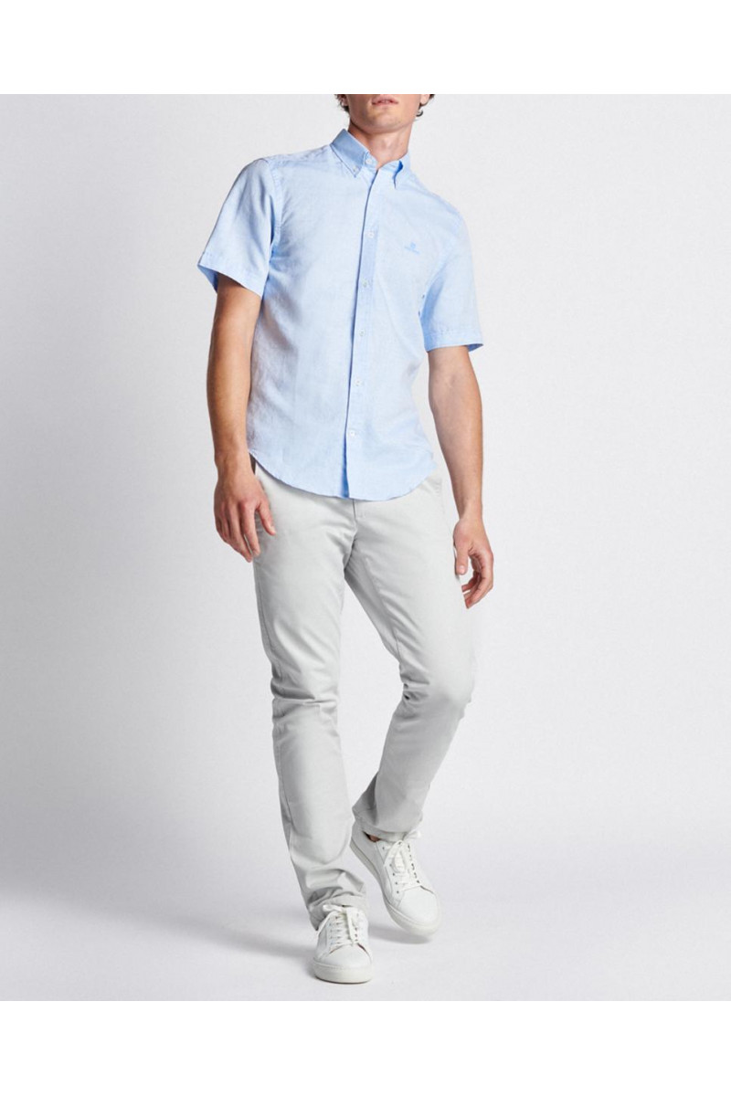 Cotton/Linen Shirt, Short...