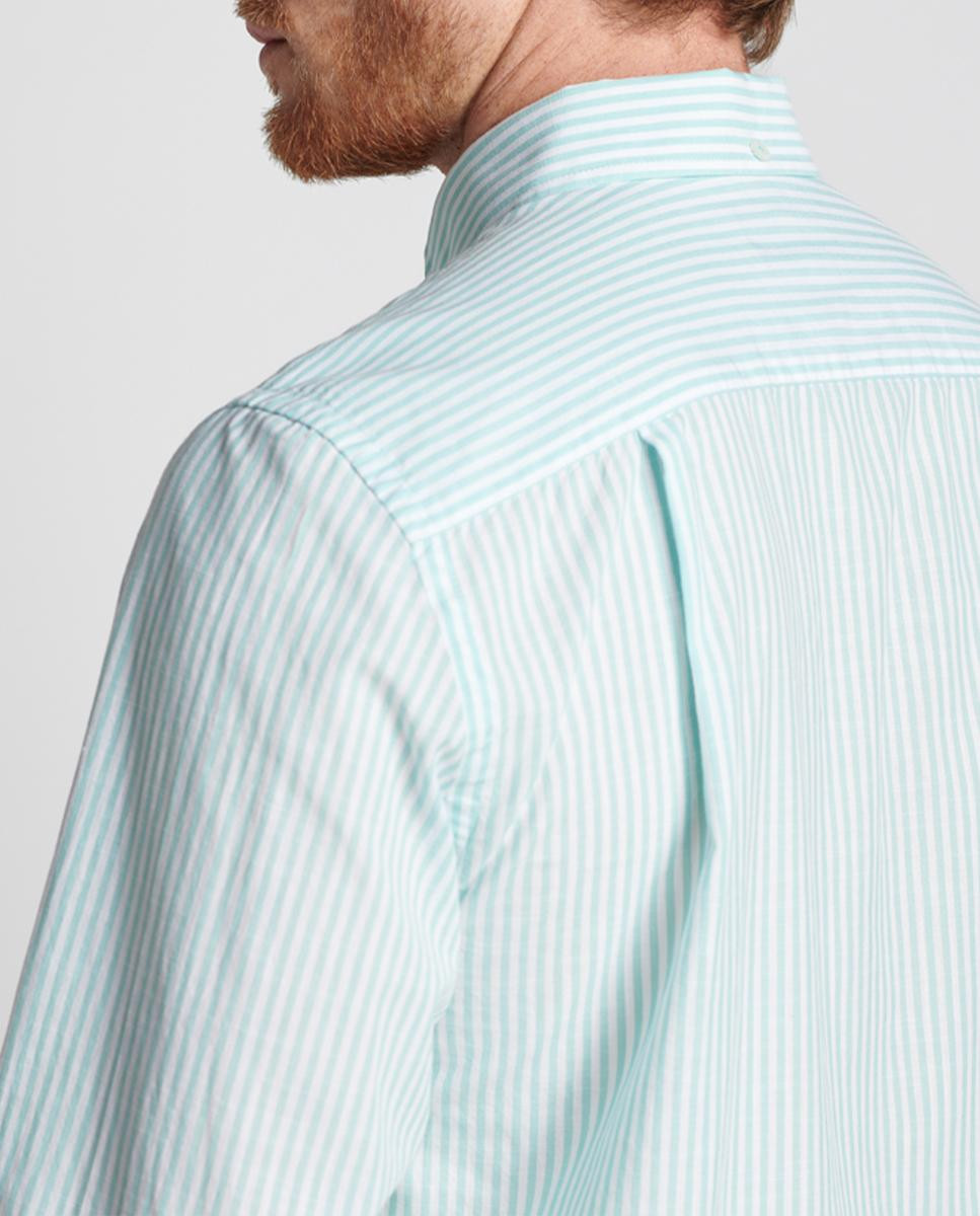 Striped poplin shirt Regular Fit
