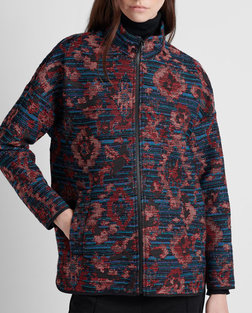Jacket in Jacquard Fabric