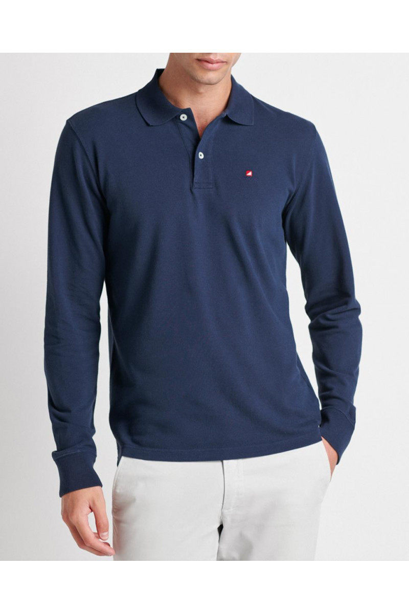 Long Sleeve Piquet Polo -...