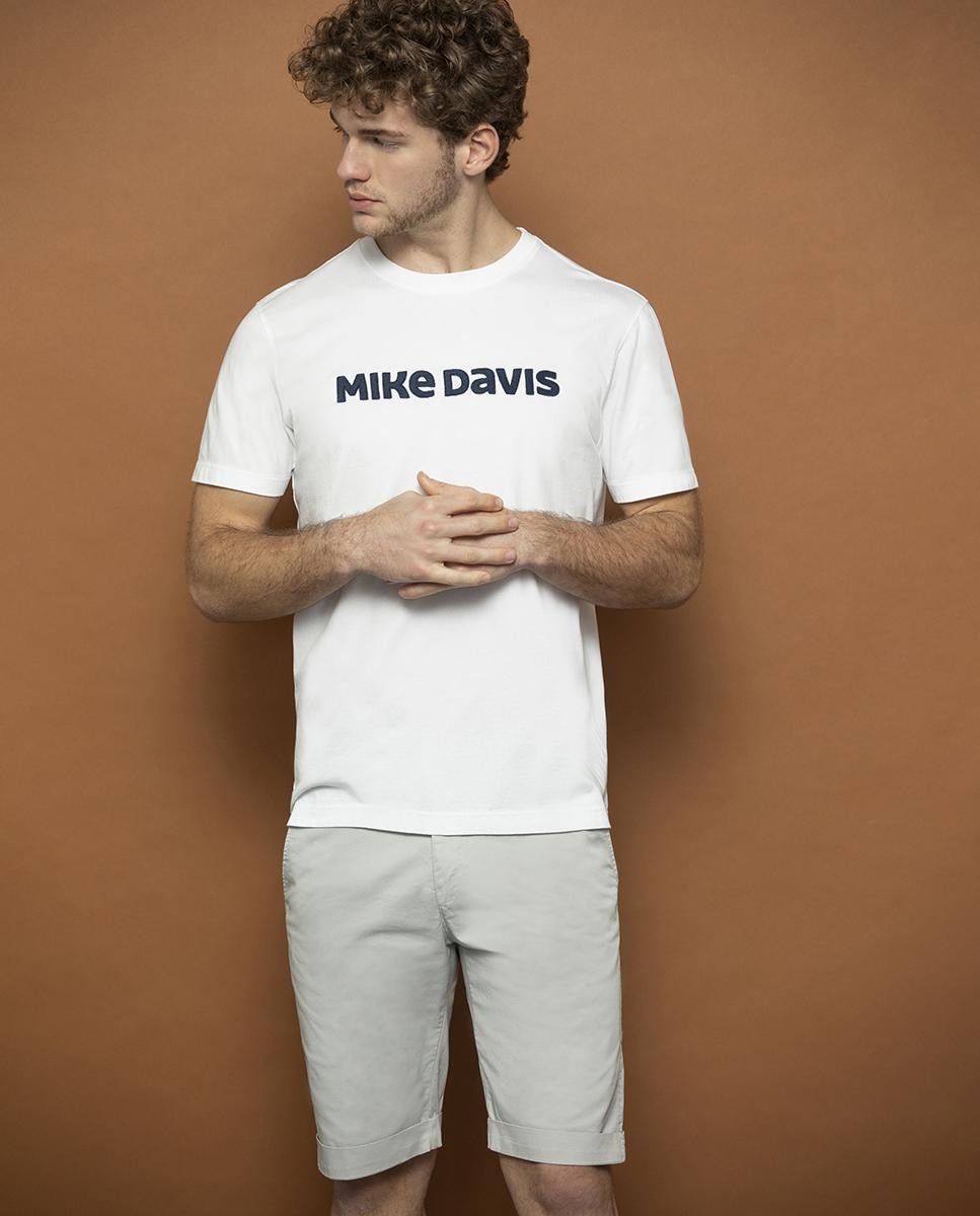 T-Shirt Jersey Bordado Mike Davis -...