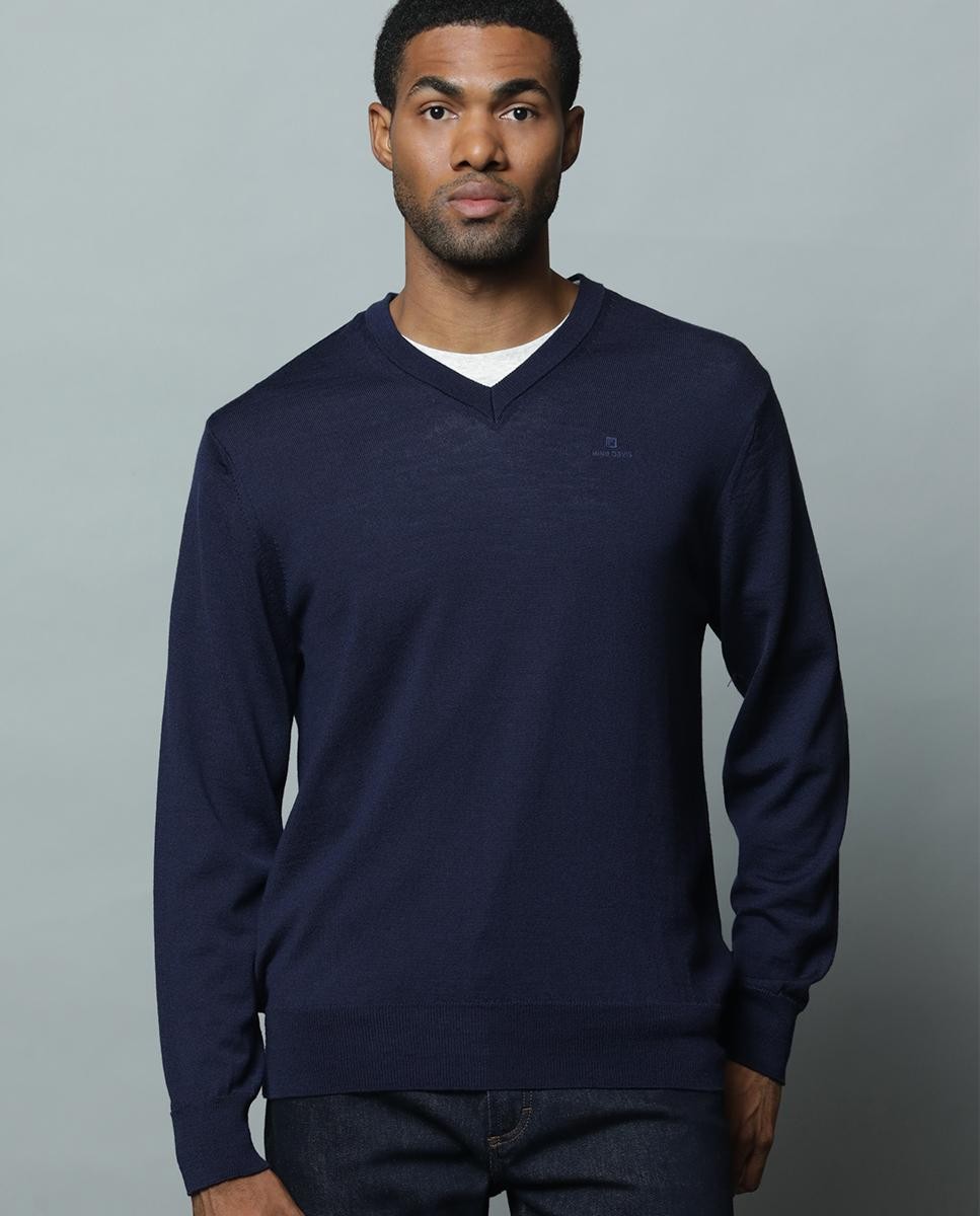 V'Neck Extrafine Merino Wool