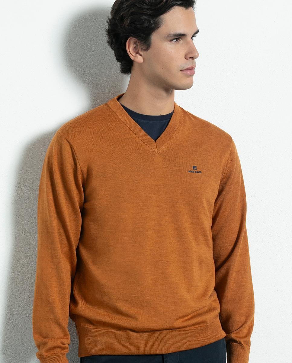 V'Neck Extrafine Merino Wool