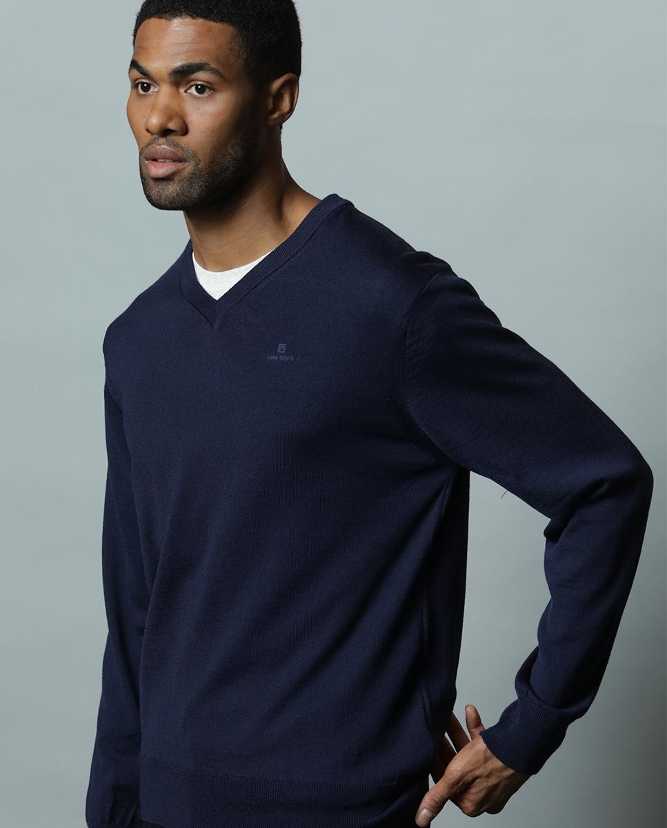 V'Neck Extrafine Merino Wool