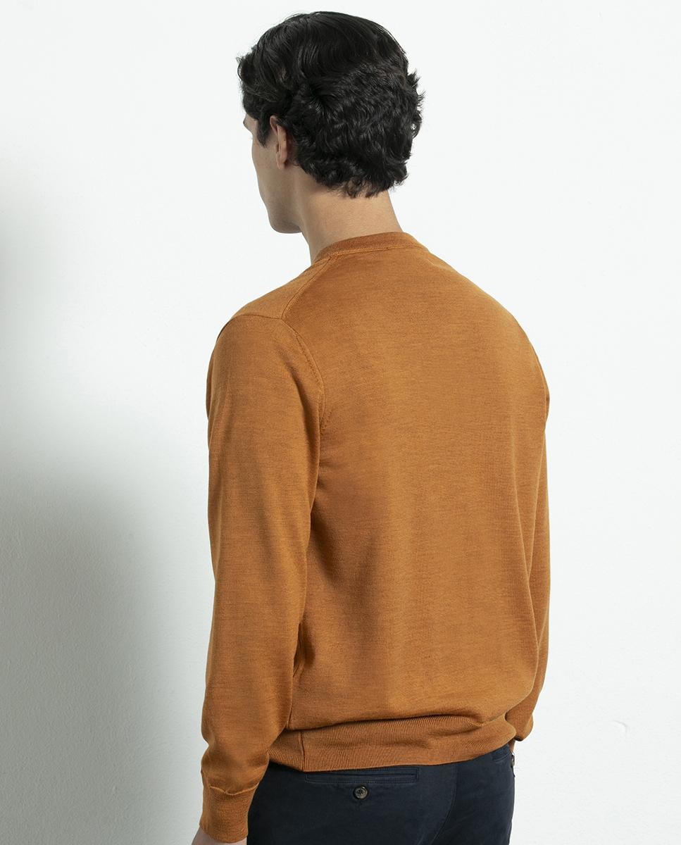 V'Neck Extrafine Merino Wool