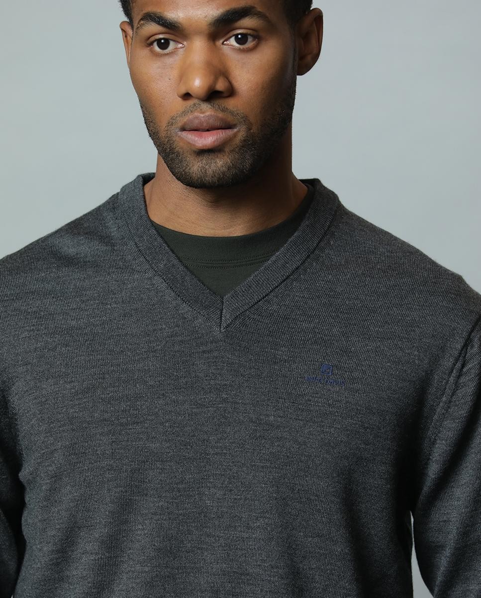 V'Neck Extrafine Merino Wool