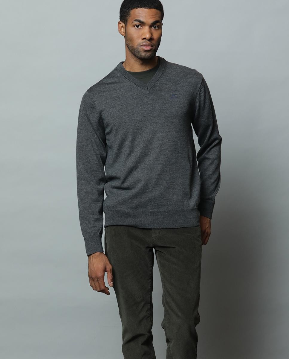 V'Neck Extrafine Merino Wool