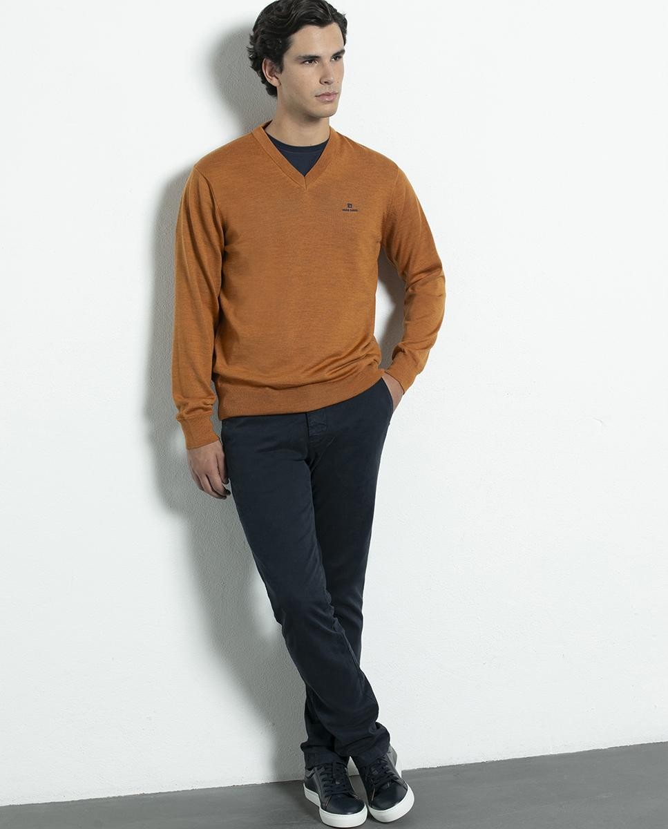 V'Neck Extrafine Merino Wool