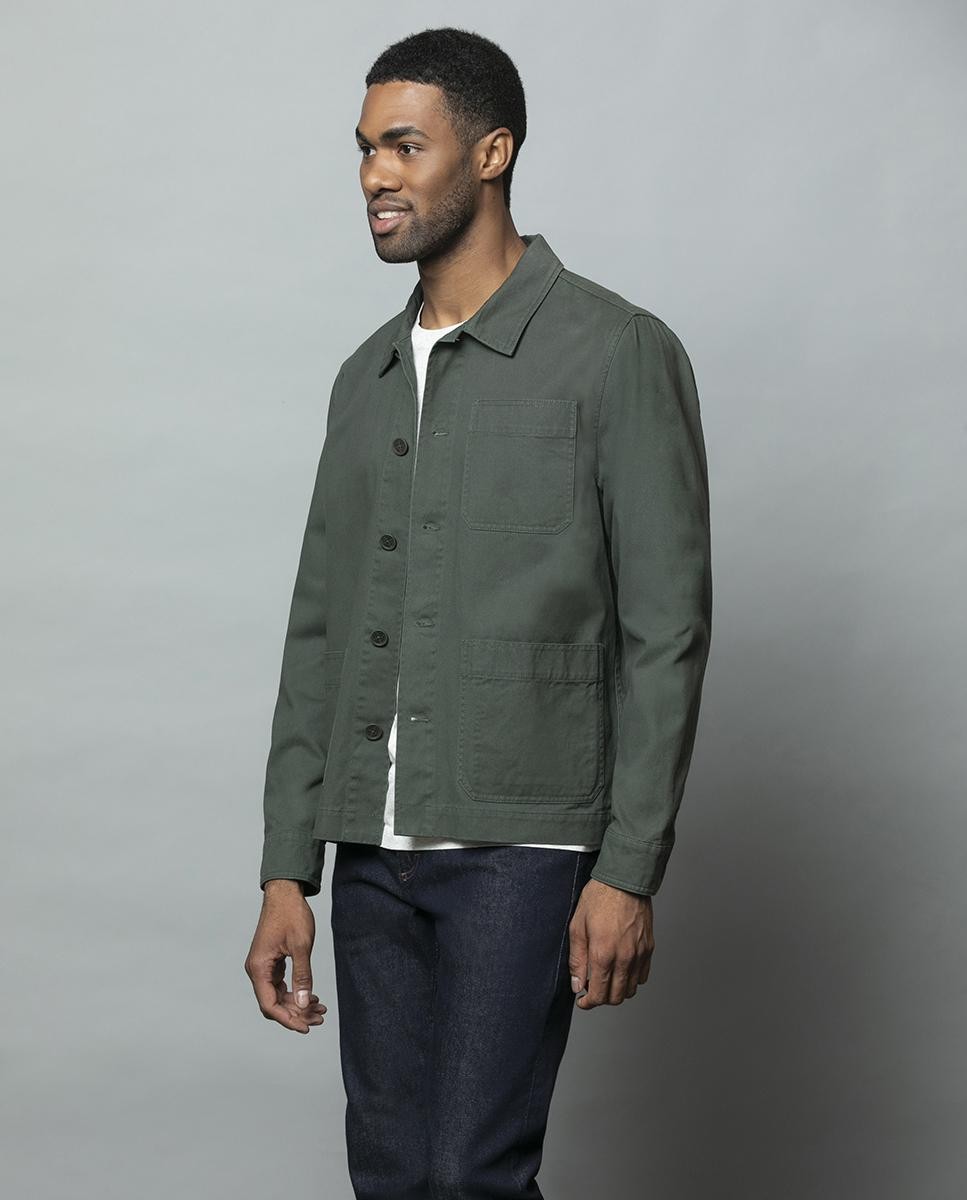 Sarja Jacket with Garment Washed Pockets