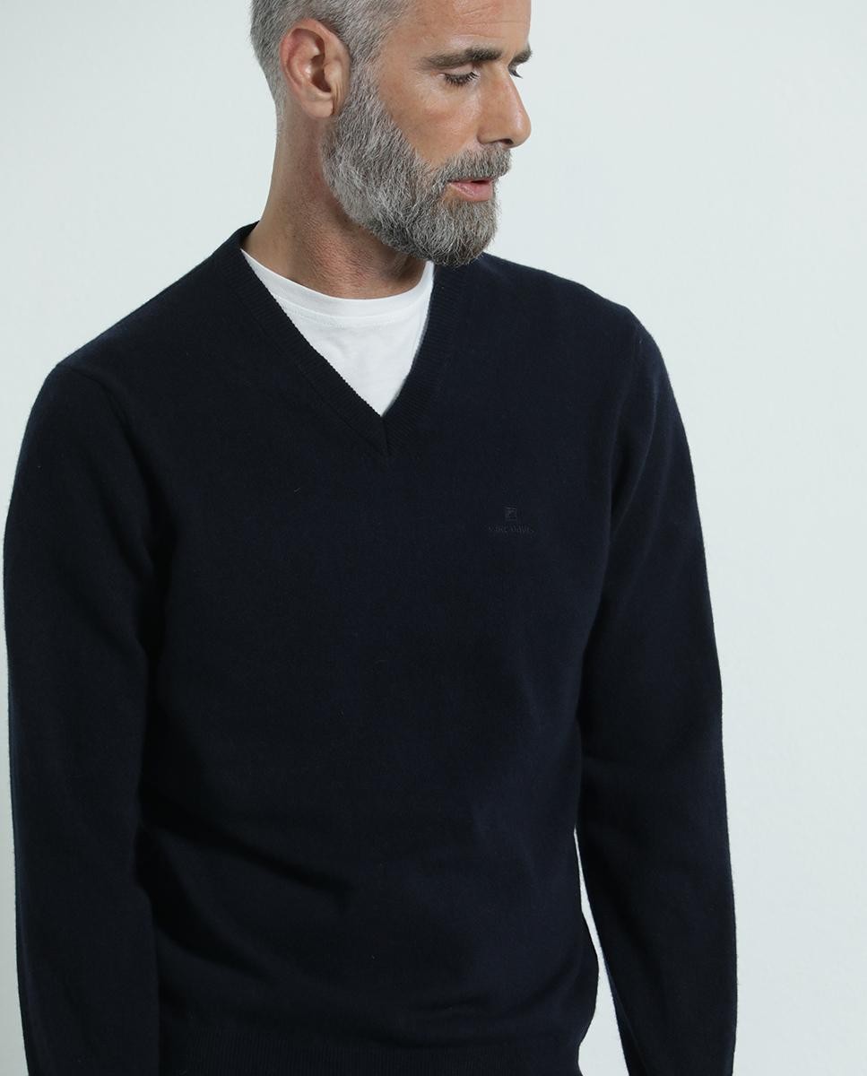 V'Neck Extrafine Lambswool Essential