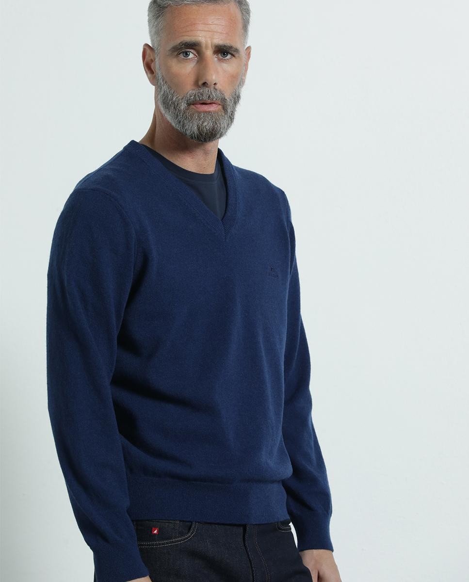 V'Neck Extrafine Lambswool Essential