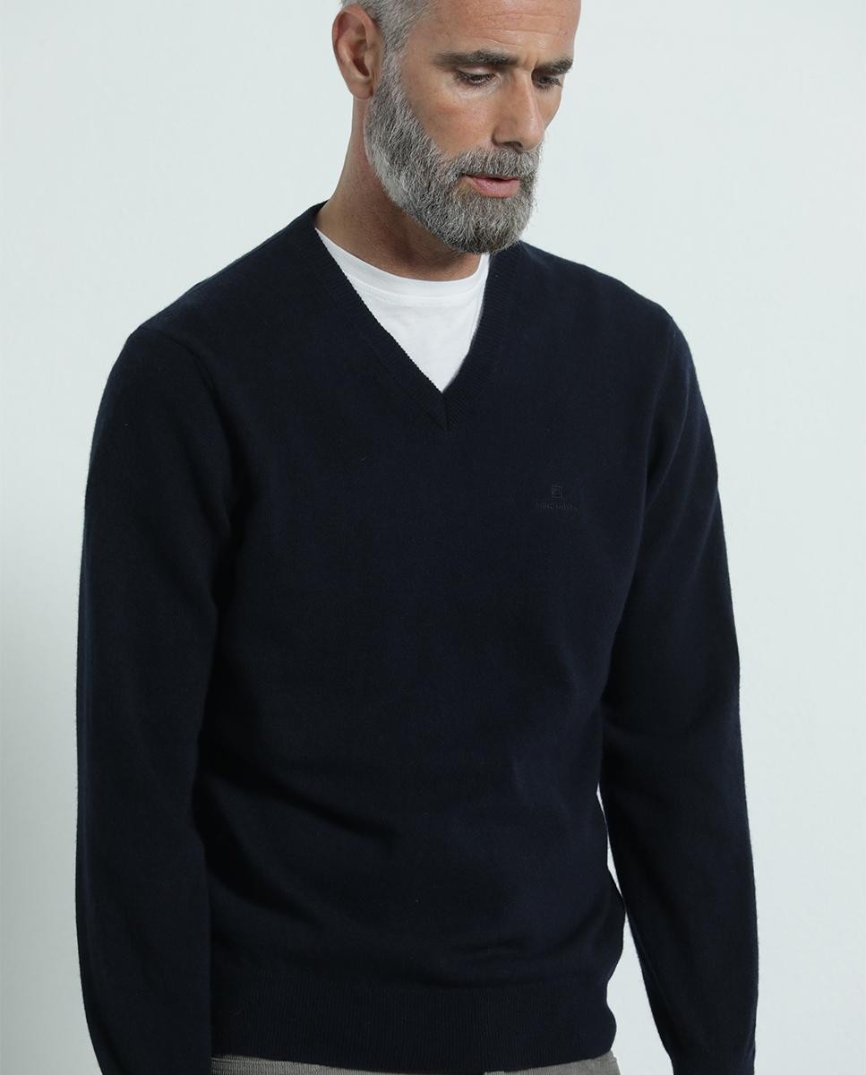 V'Neck Extrafine Lambswool Essential