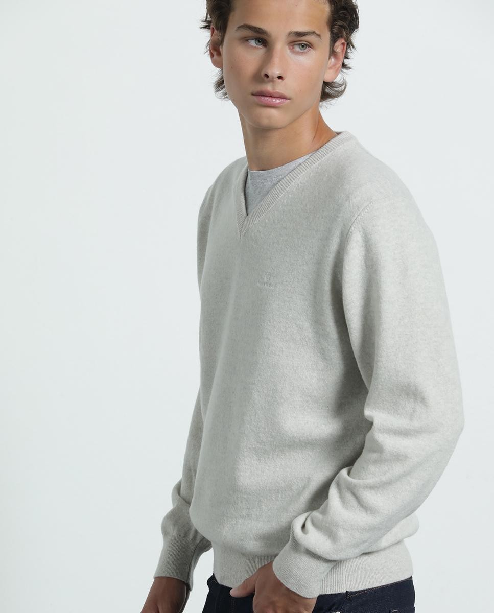 V'Neck Extrafine Lambswool Essential