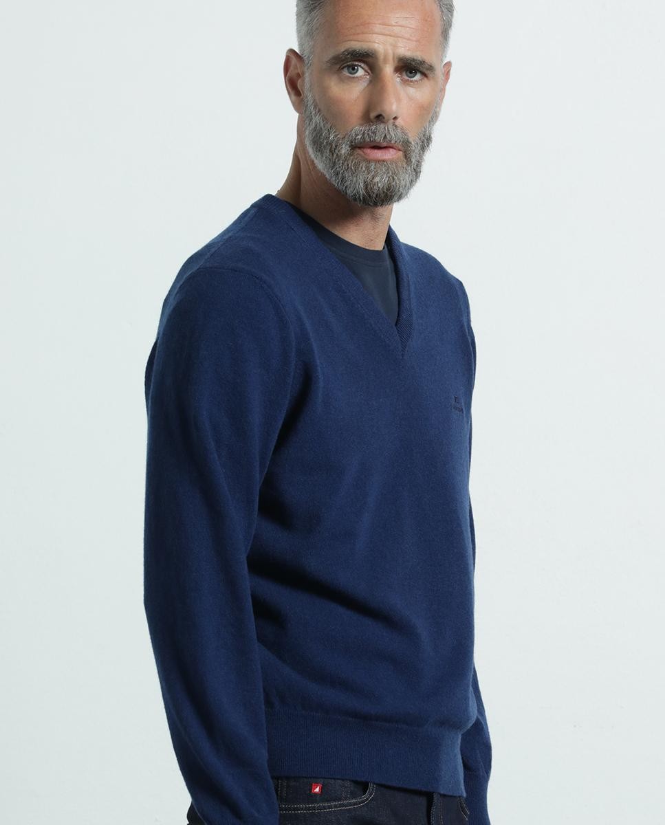 V'Neck Extrafine Lambswool Essential