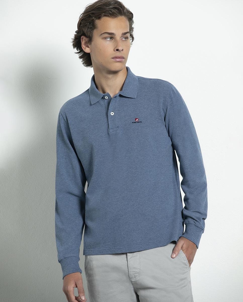 Long Sleeve Piquet Polo - Regular