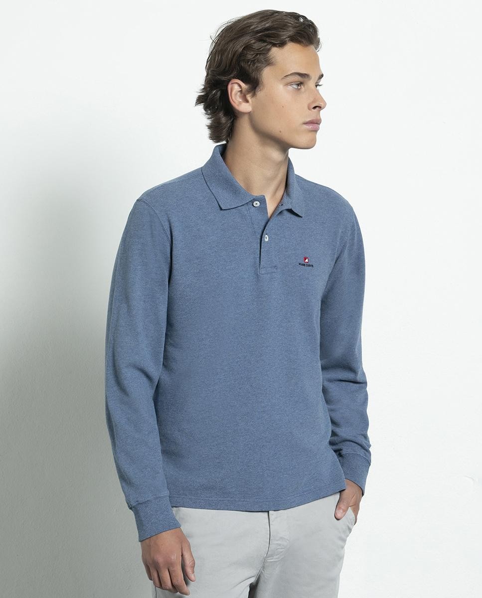 Long Sleeve Piquet Polo - Regular