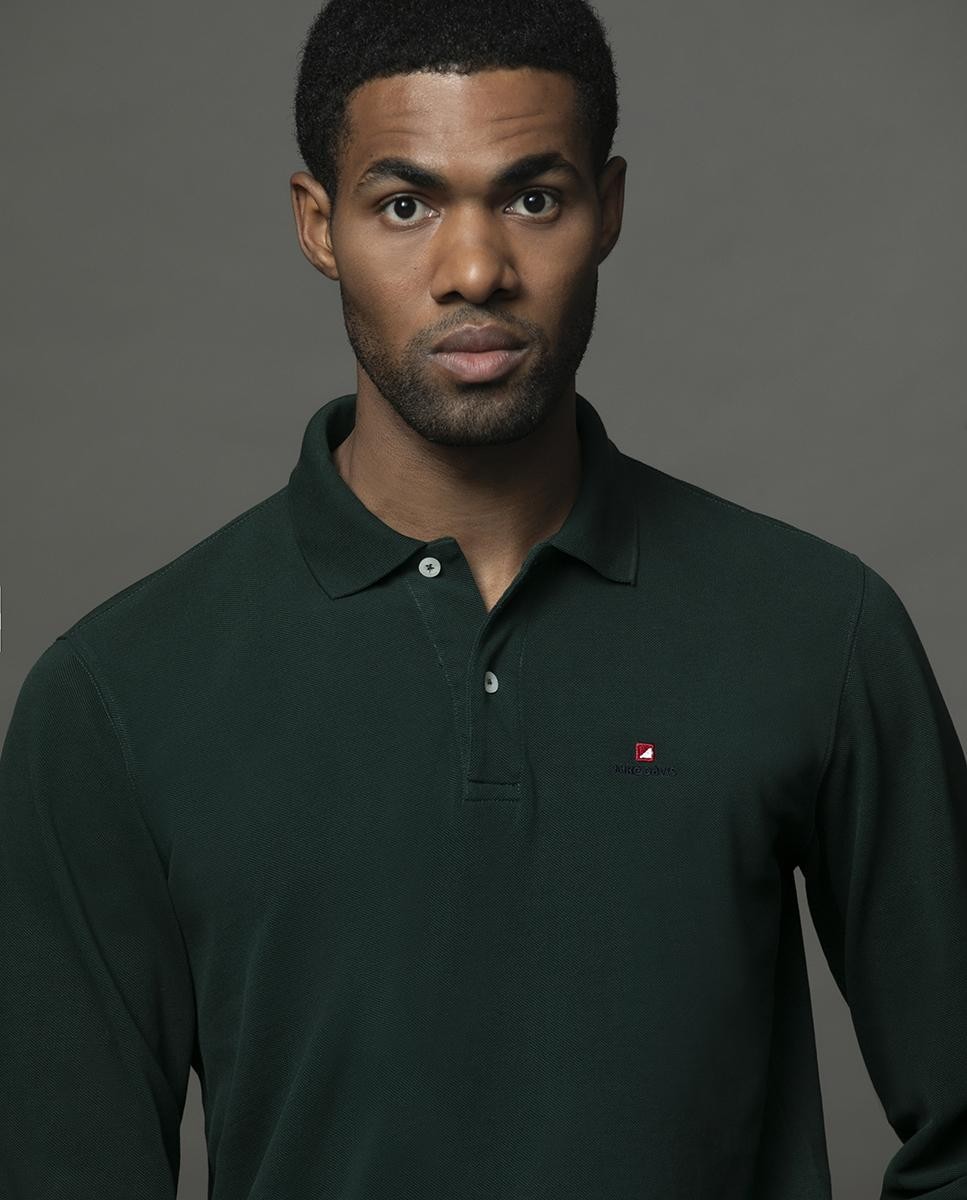 Long Sleeve Piquet Polo - Regular