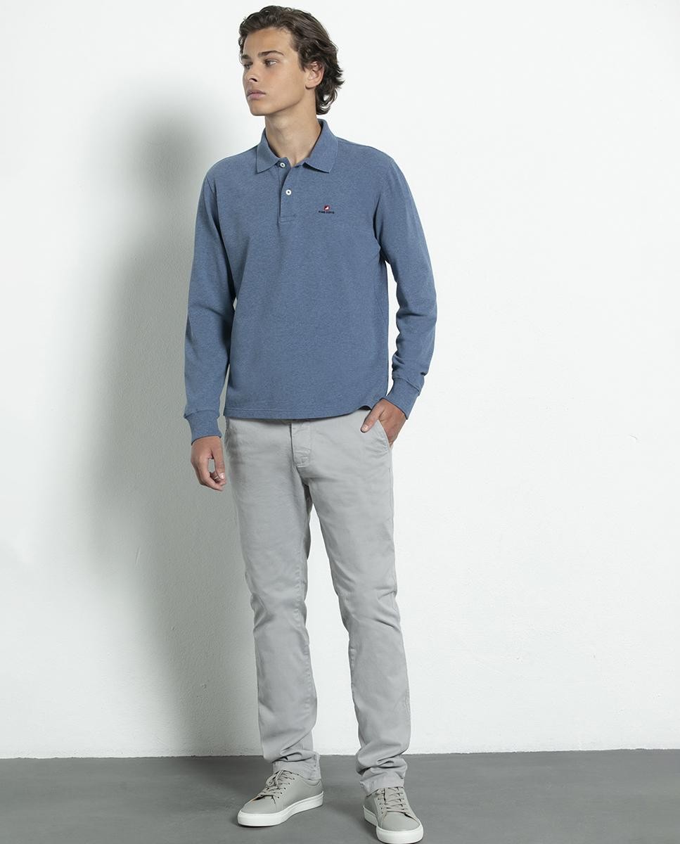 Long Sleeve Piquet Polo - Regular