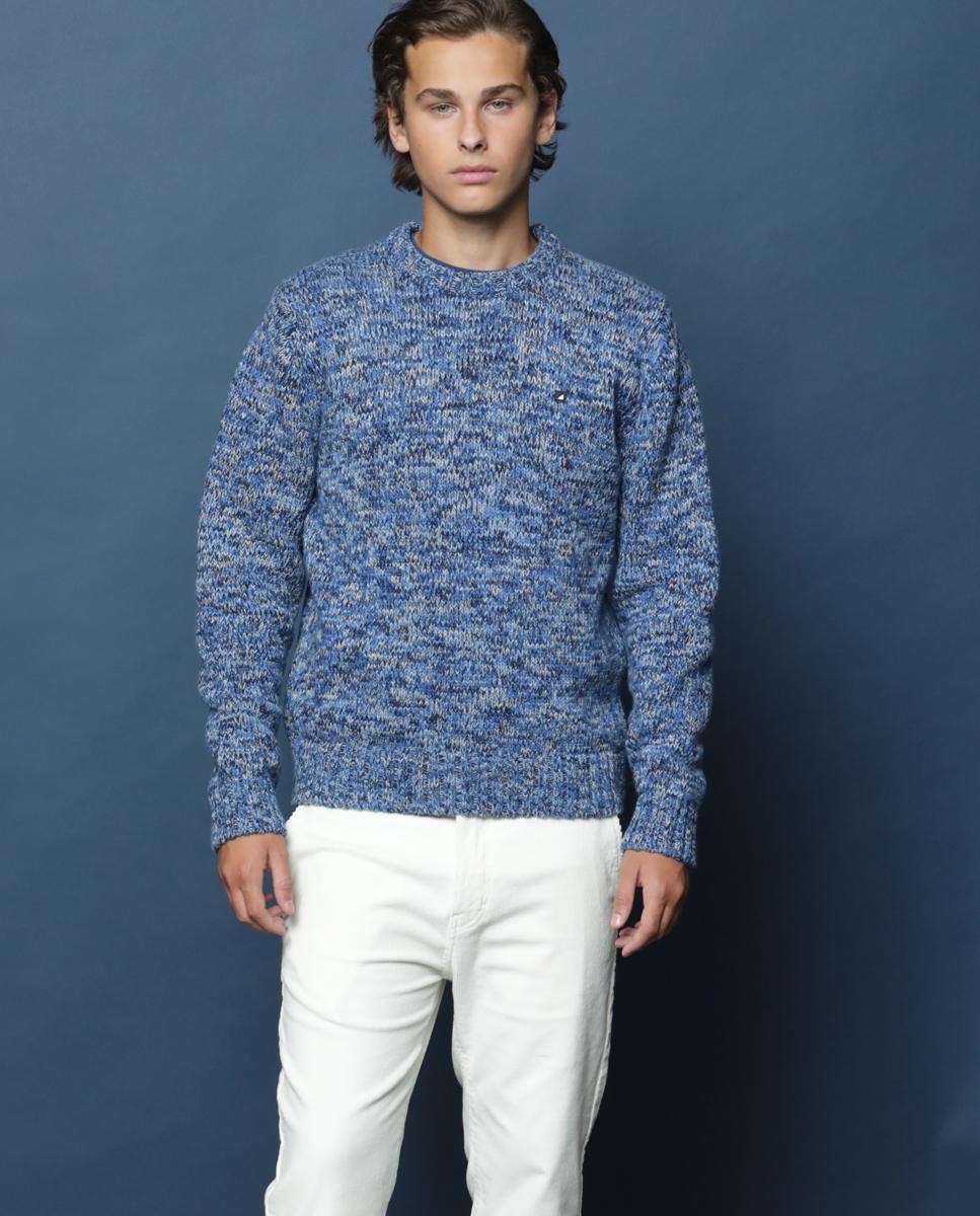 Crewneck Tricot Mouliné Mike Davis