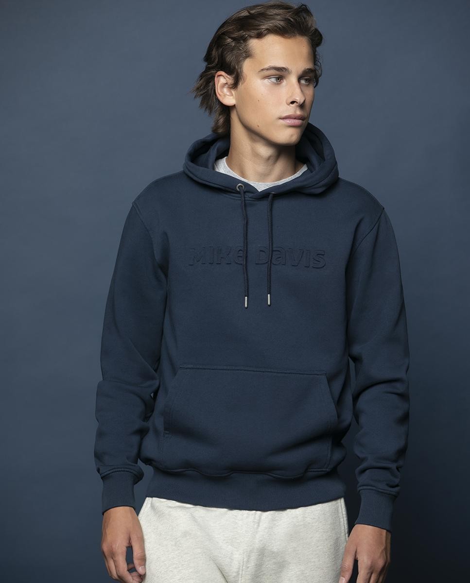 Hoodie Felpa Cardada C/ Embossed Mike...