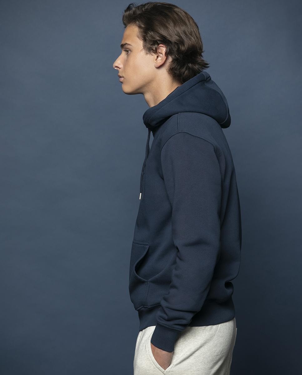 Hooded Sweatshirt Carded Fleece With...