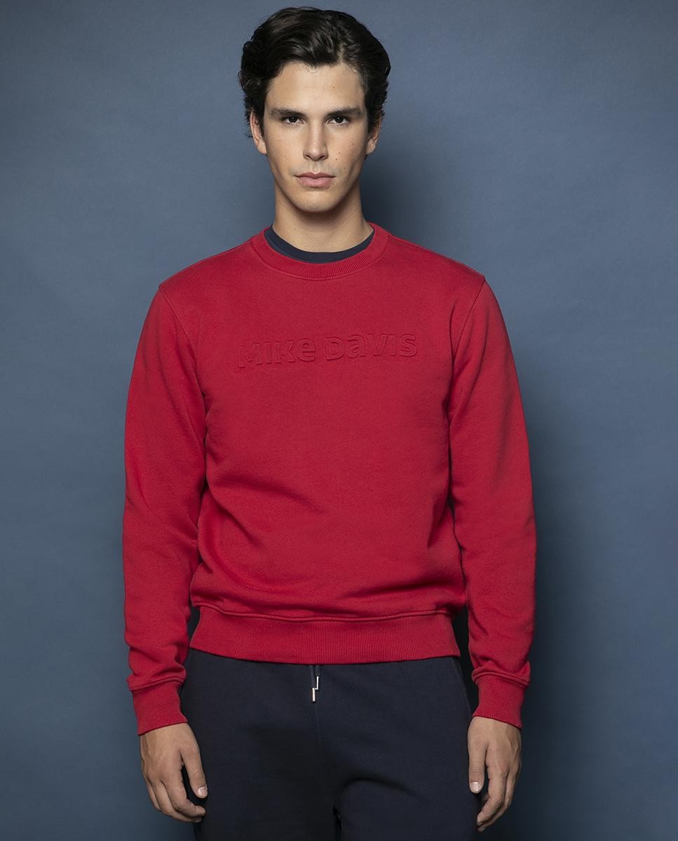 Sweatshirt Felpa Cardada Embossed...