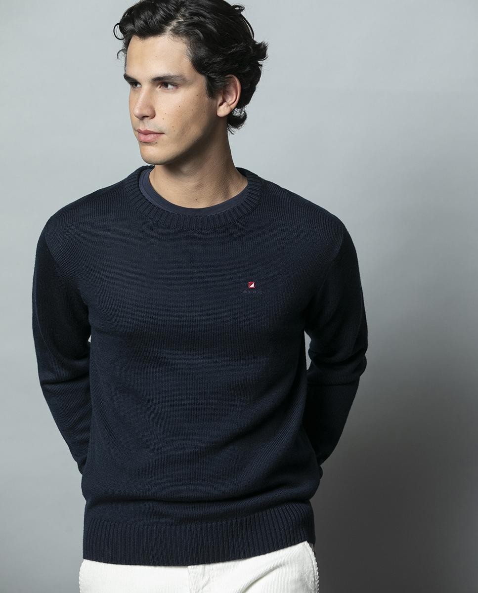 Merino wool embroidered crewneck Adn