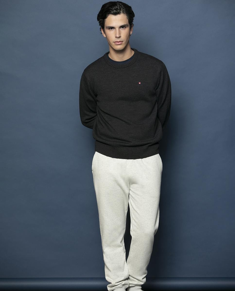 Merino wool embroidered crewneck Adn