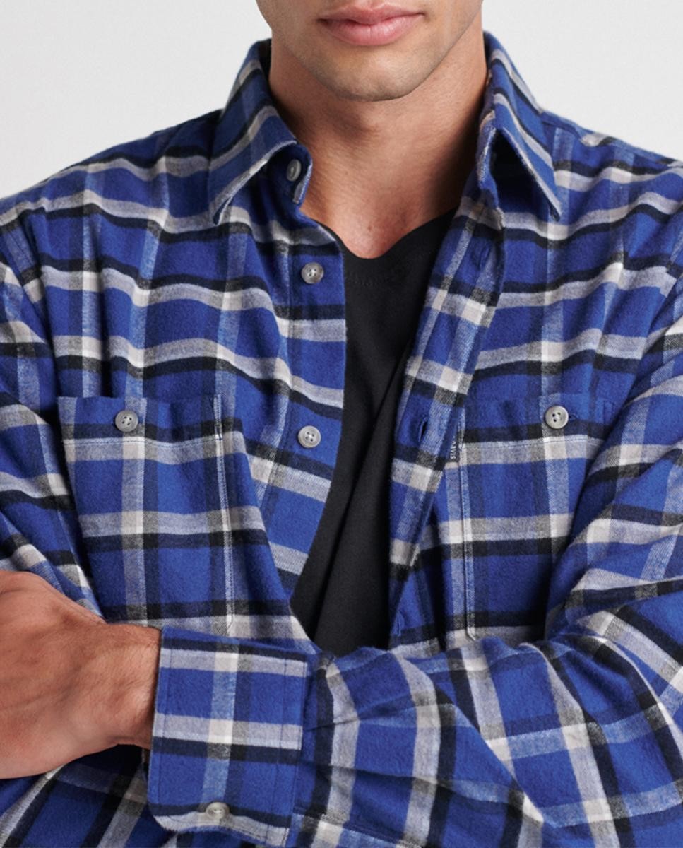 Plaid shirt with 2 pockets - Regular