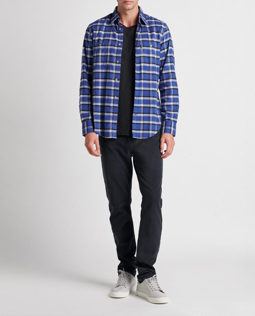 Plaid shirt with 2 pockets - Regular