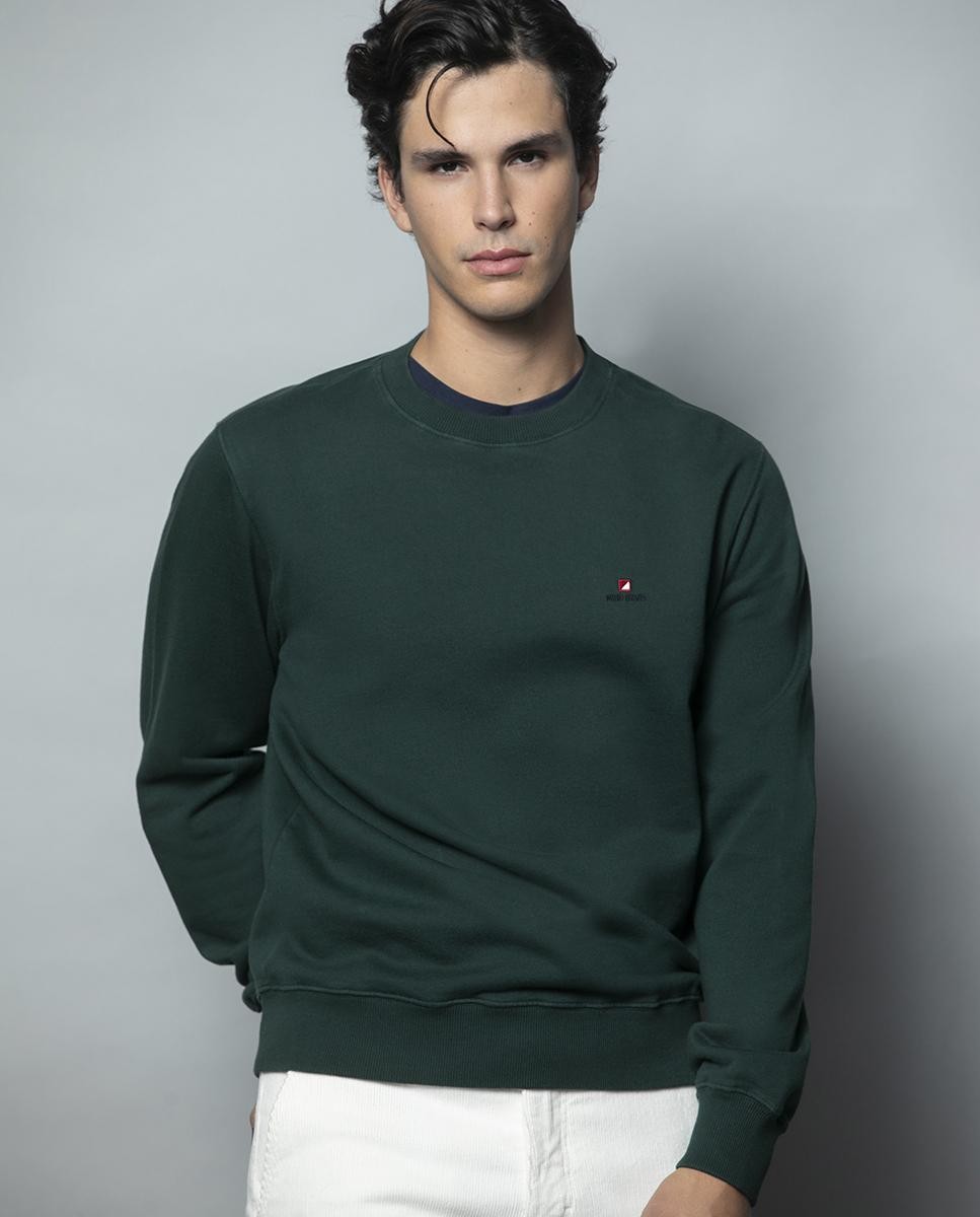 Sweatshirt Felpa Cardada Bordado ADN...