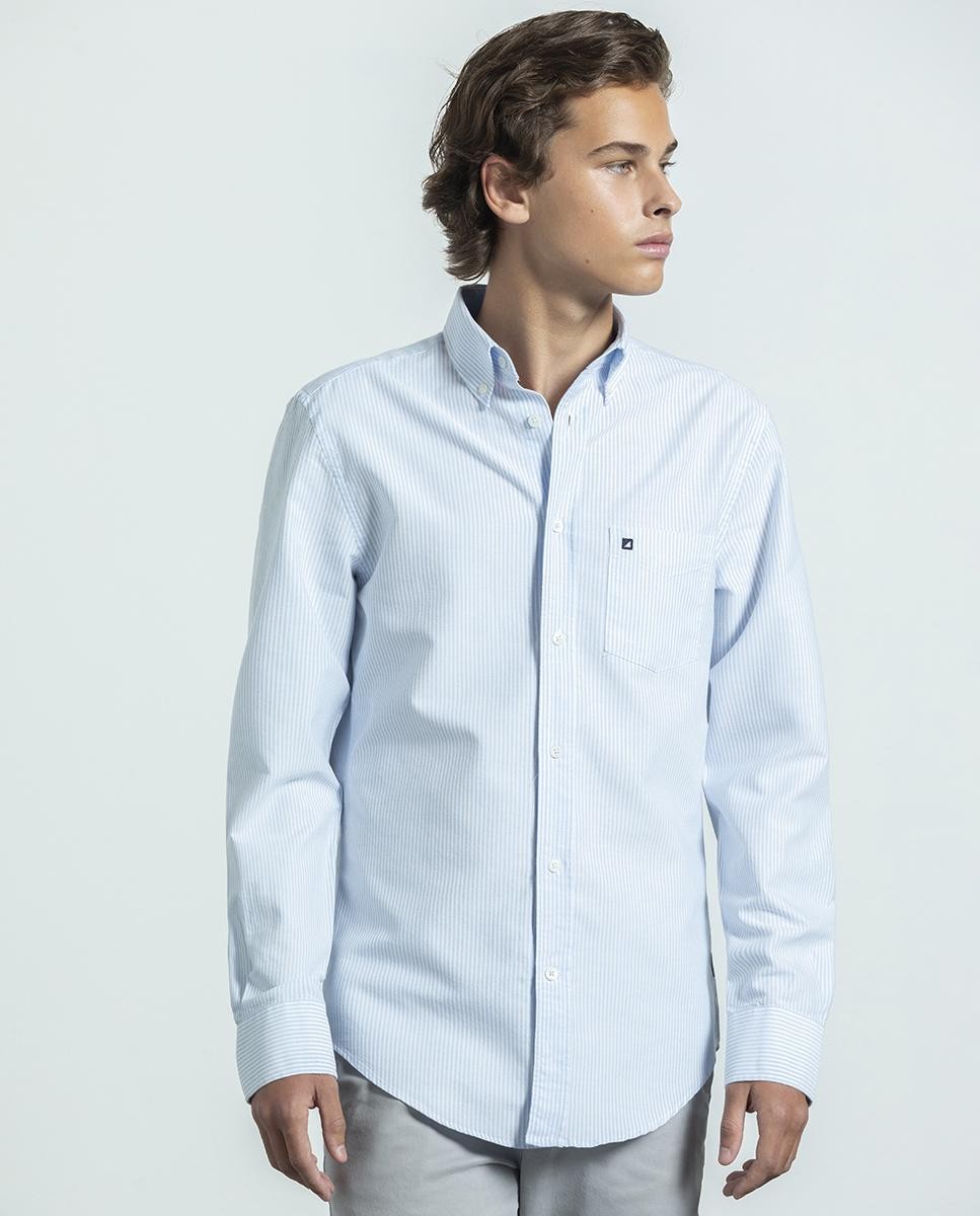 Basic Oxford Stripe Shirt