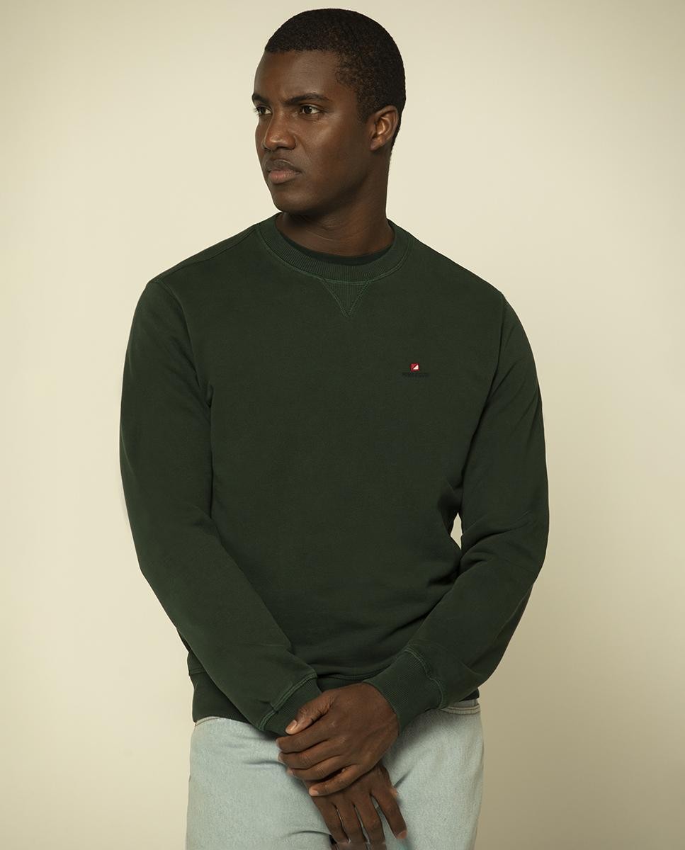 DNA Embroidered Felt Sweatshirt