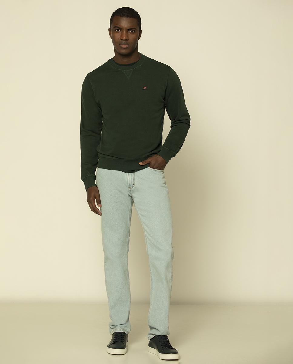 DNA Embroidered Felt Sweatshirt