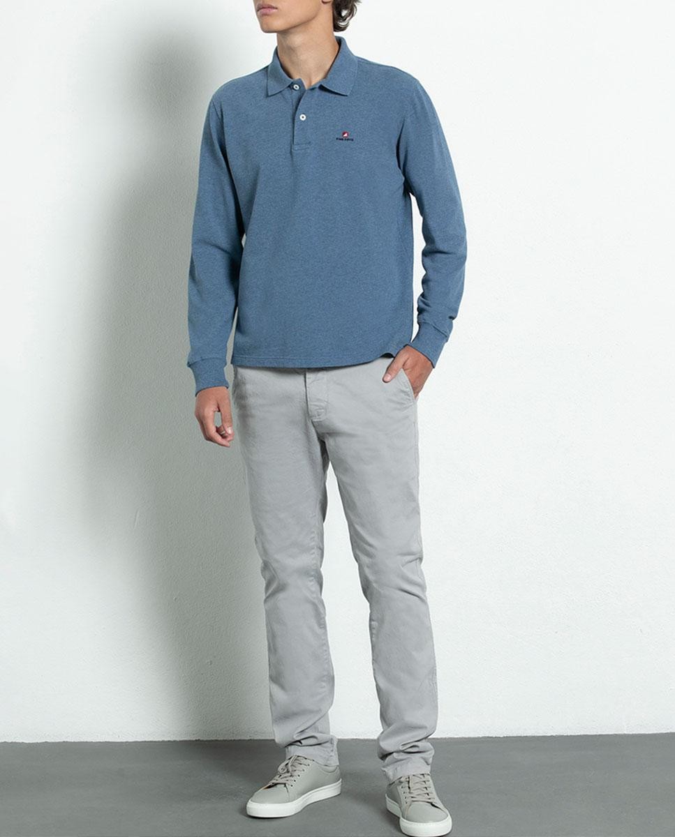 Long Sleeve Piquet Polo - Regular