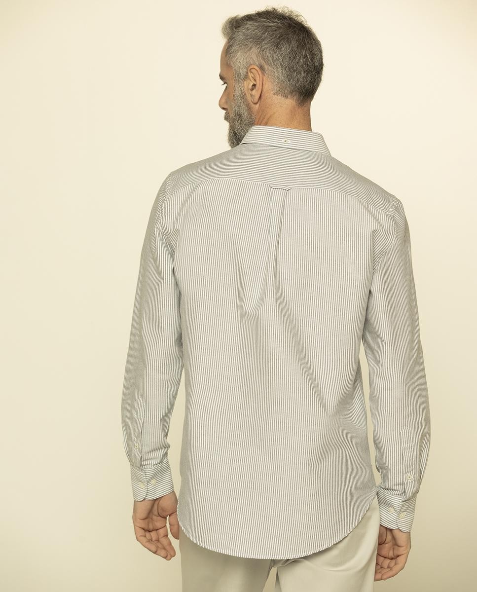 Camisa Risca Oxford Essential - Regular