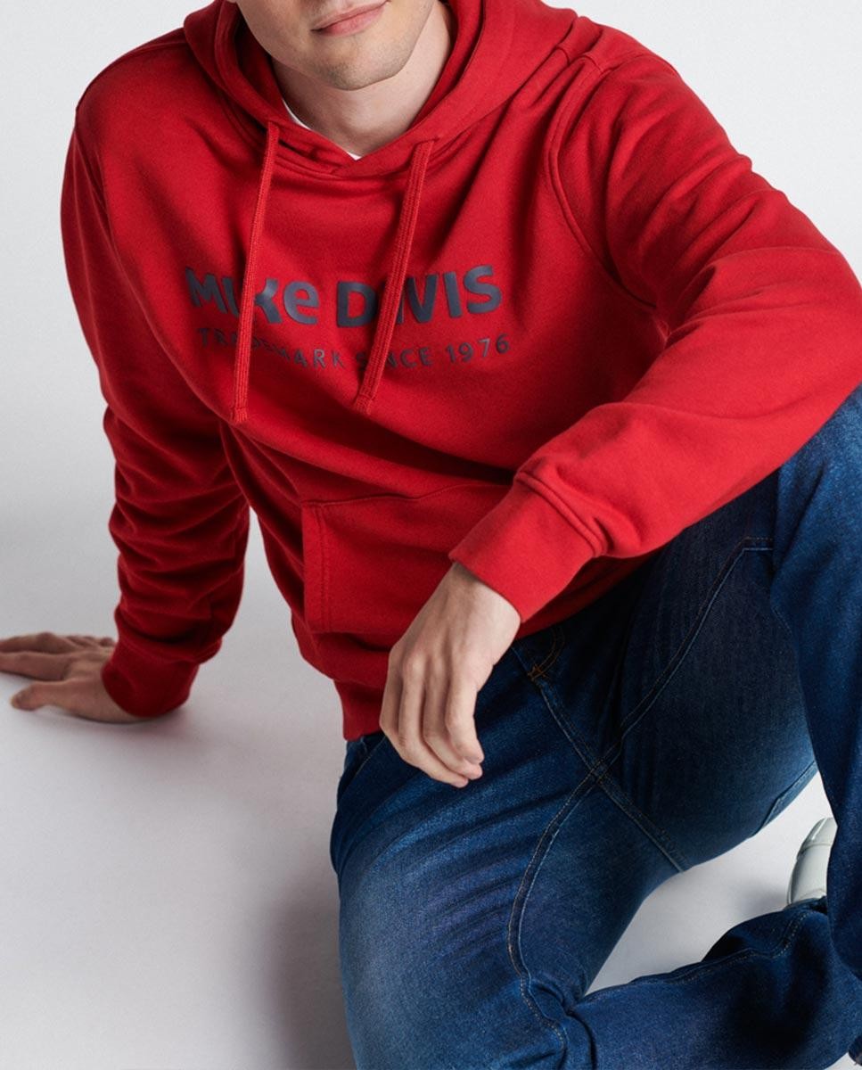 Hoodie Felpa Mike Davis Print