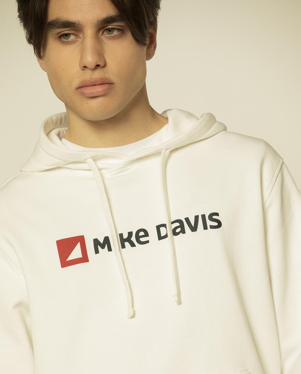 Hoodie Felpa Diagonal  Mike Davis Print