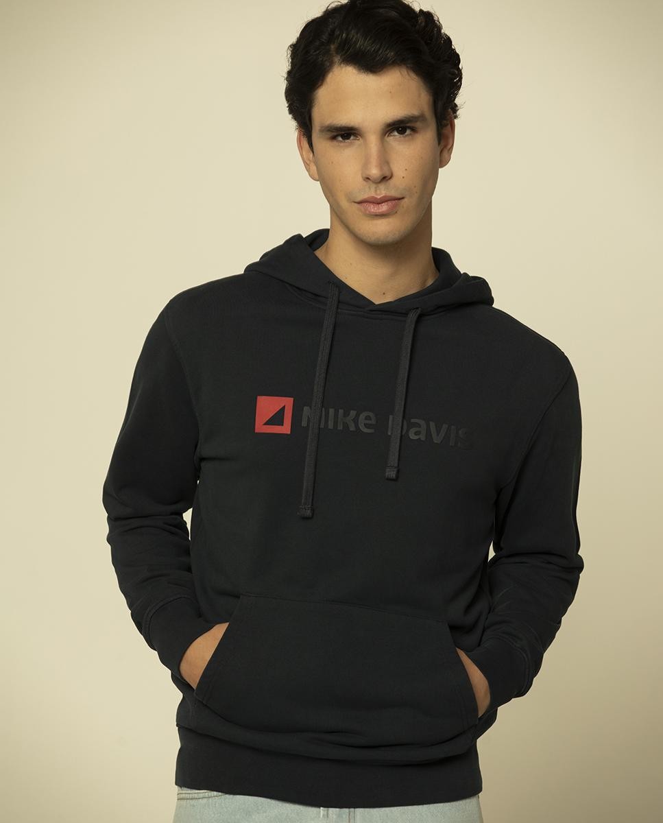 Hoodie Felpa Diagonal  Mike Davis Print