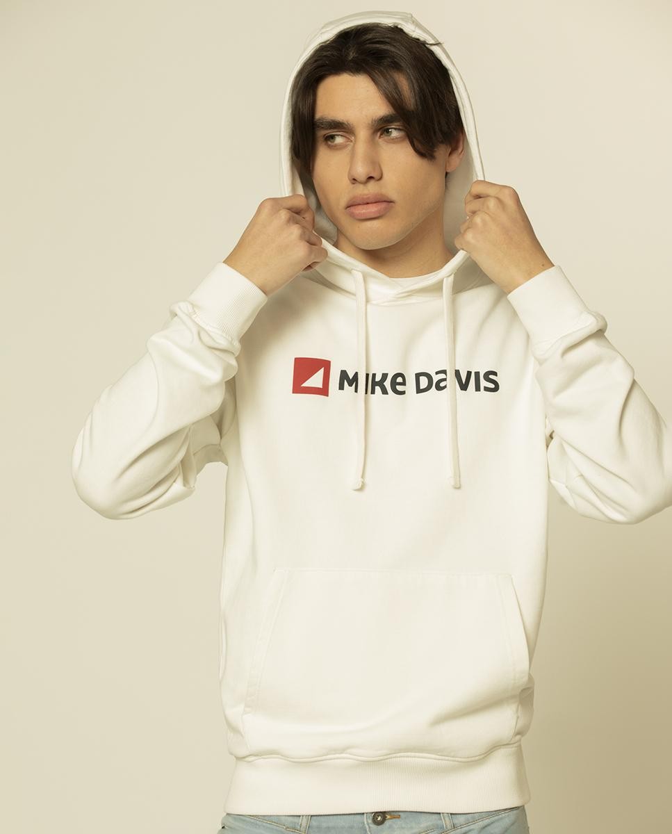 Hoodie Felpa Diagonal  Mike Davis Print