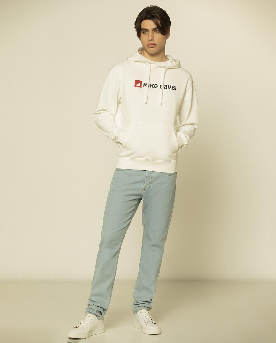 Hoodie Felpa Diagonal  Mike Davis Print