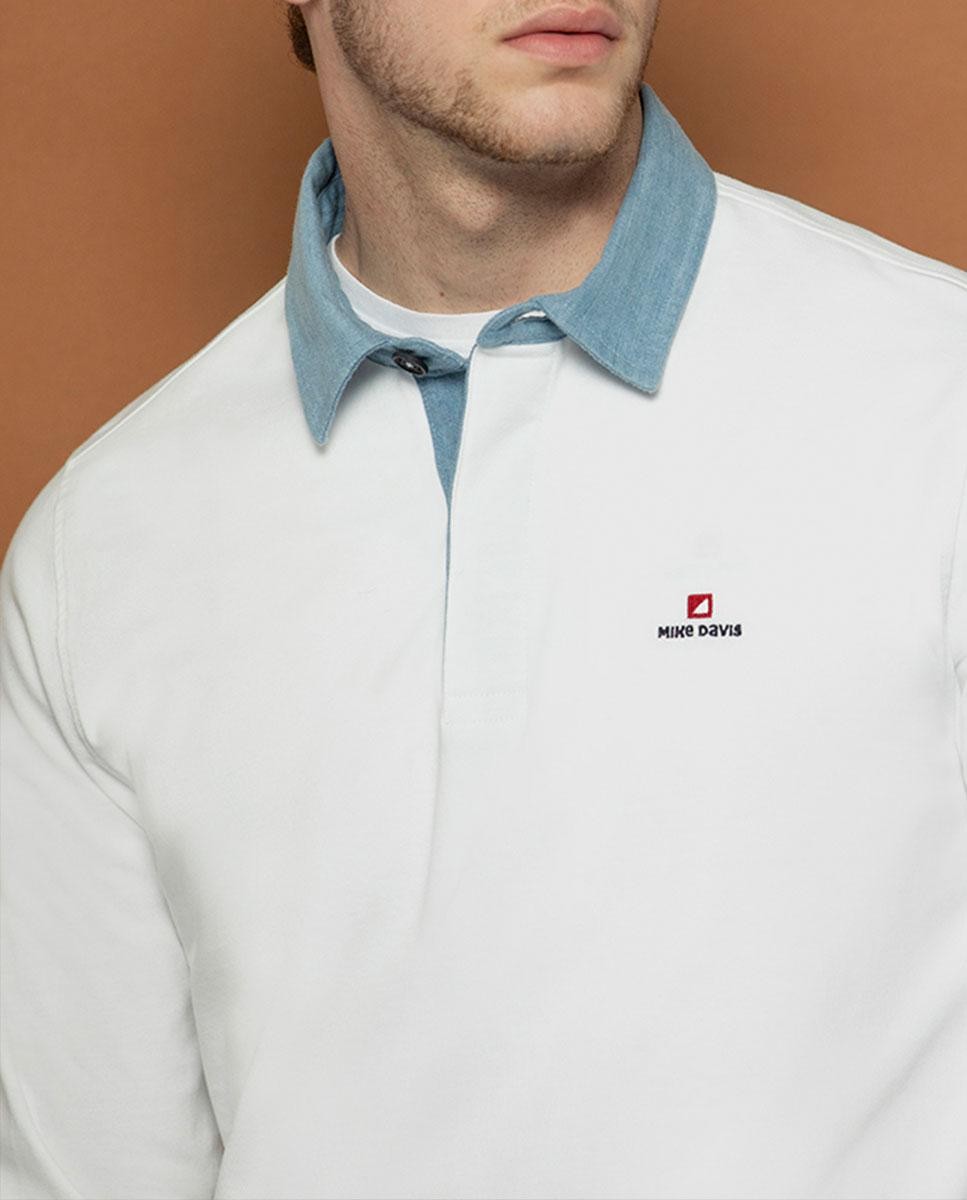 Rugby Shirt C/ Gola Denim - Regular