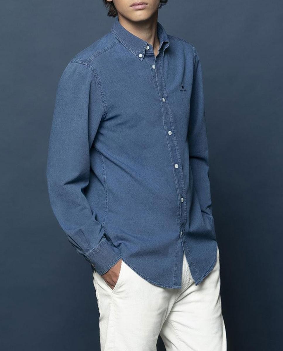 Camisa Oxford Indigo - Regular