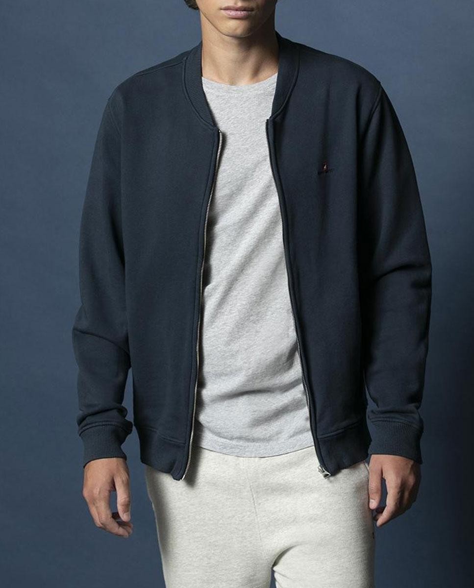 Bomber Felpa Cardada Bordado ADN