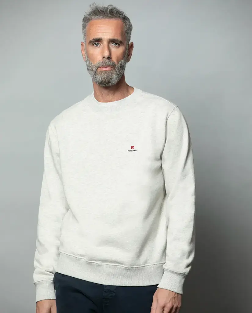Sweatshirt Felpa Cardada Bordado ADN