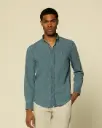 Camisa De Linho Indigo - Regular Fit