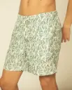 Calções Banho Floral Camo Print