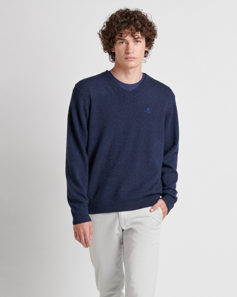 V´Neck Tricot Botoné