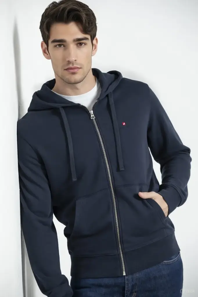 Hoodie Felpa Diagonal Bordado ADN - Outlet